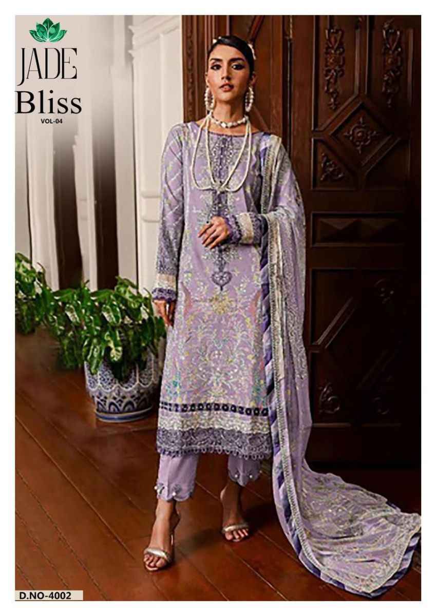 Nand Gopal Jade Bliss Vol-4 Cotton Dress Material (6 pcs Catalogue)