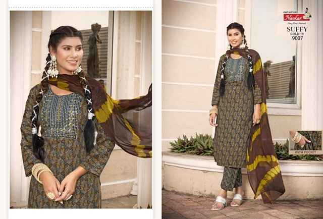 Navkar Suffy Gold Vol-9 Rayon Readymade Dress (8 pcs Catalogue)