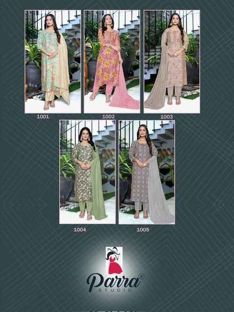 Parra Studio Saloni Chanderi Readymade Suit (5 pcs Catalogue)