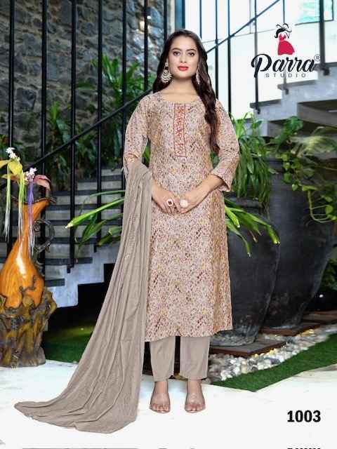 Parra Studio Saloni Chanderi Readymade Suit (5 pcs Catalogue)