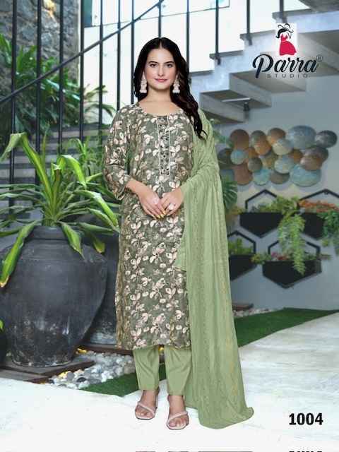 Parra Studio Saloni Chanderi Readymade Suit (5 pcs Catalogue)