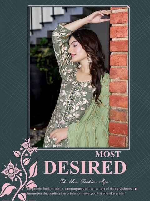 Parra Studio Saloni Chanderi Readymade Suit (5 pcs Catalogue)