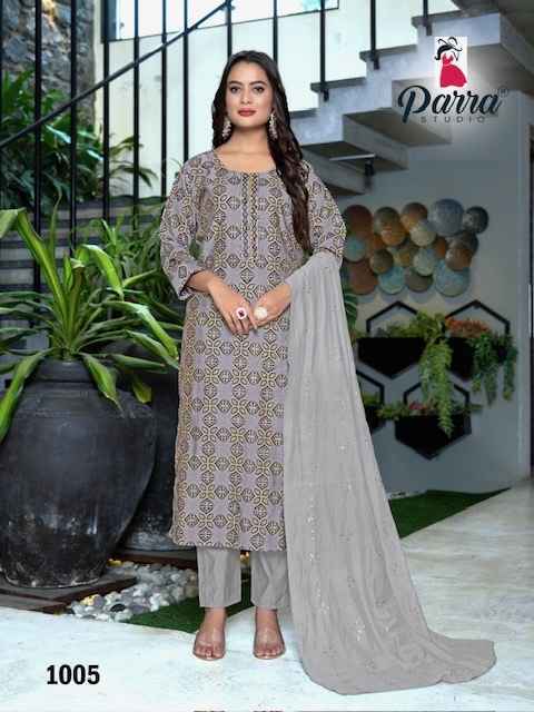 Parra Studio Saloni Chanderi Readymade Suit (5 pcs Catalogue)