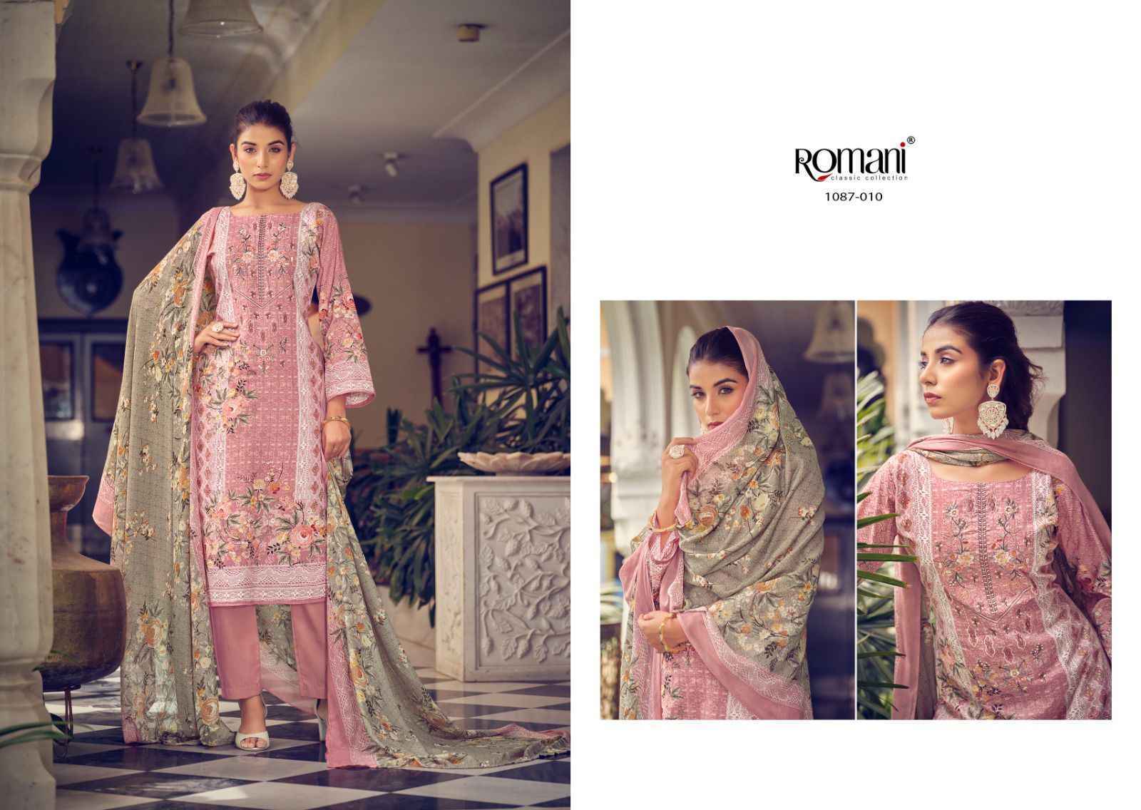 Romani Aarzu Vol-4 Cotton Dress Material (10 pcs Catalogue)