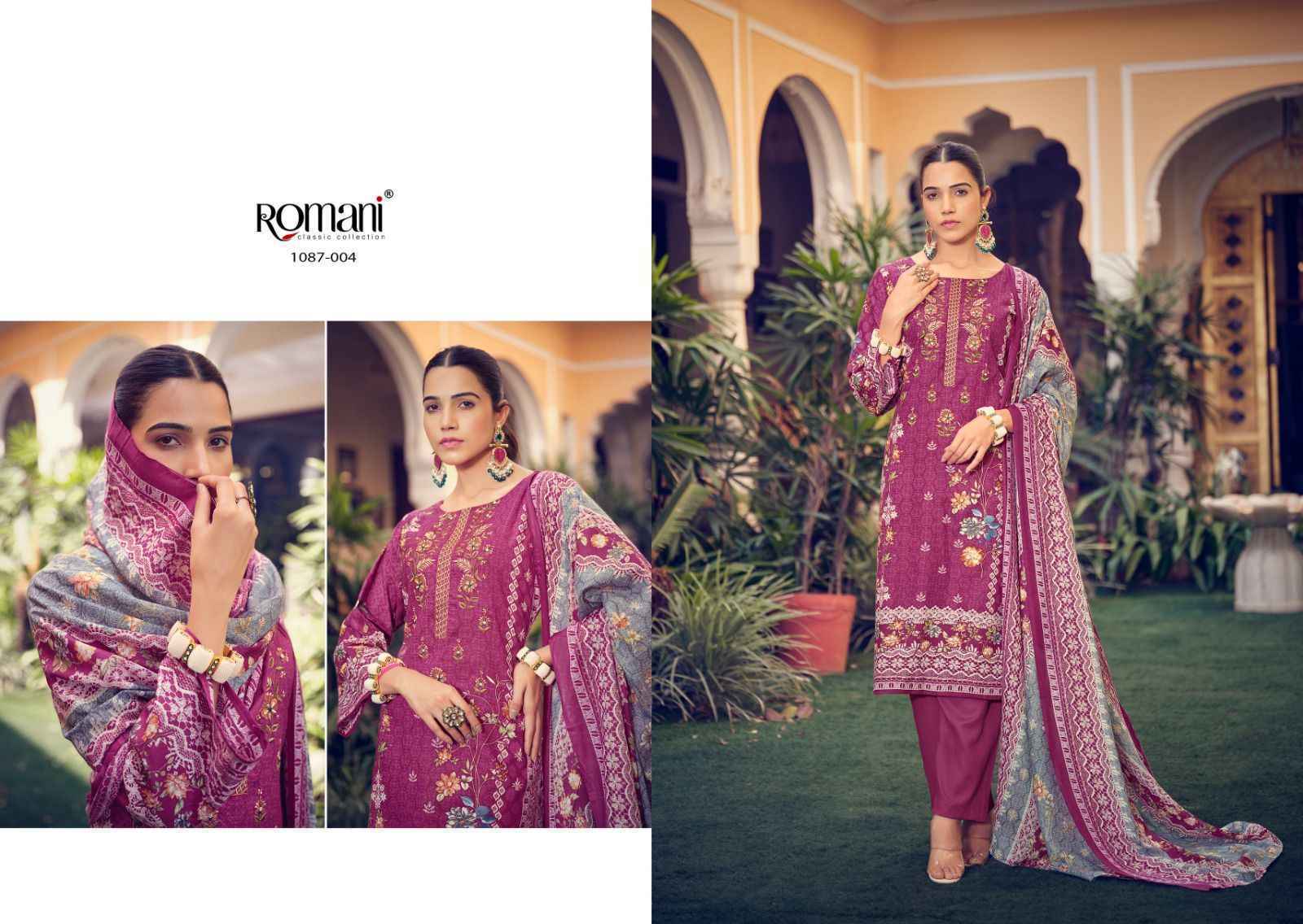 Romani Aarzu Vol-4 Cotton Dress Material (10 pcs Catalogue)