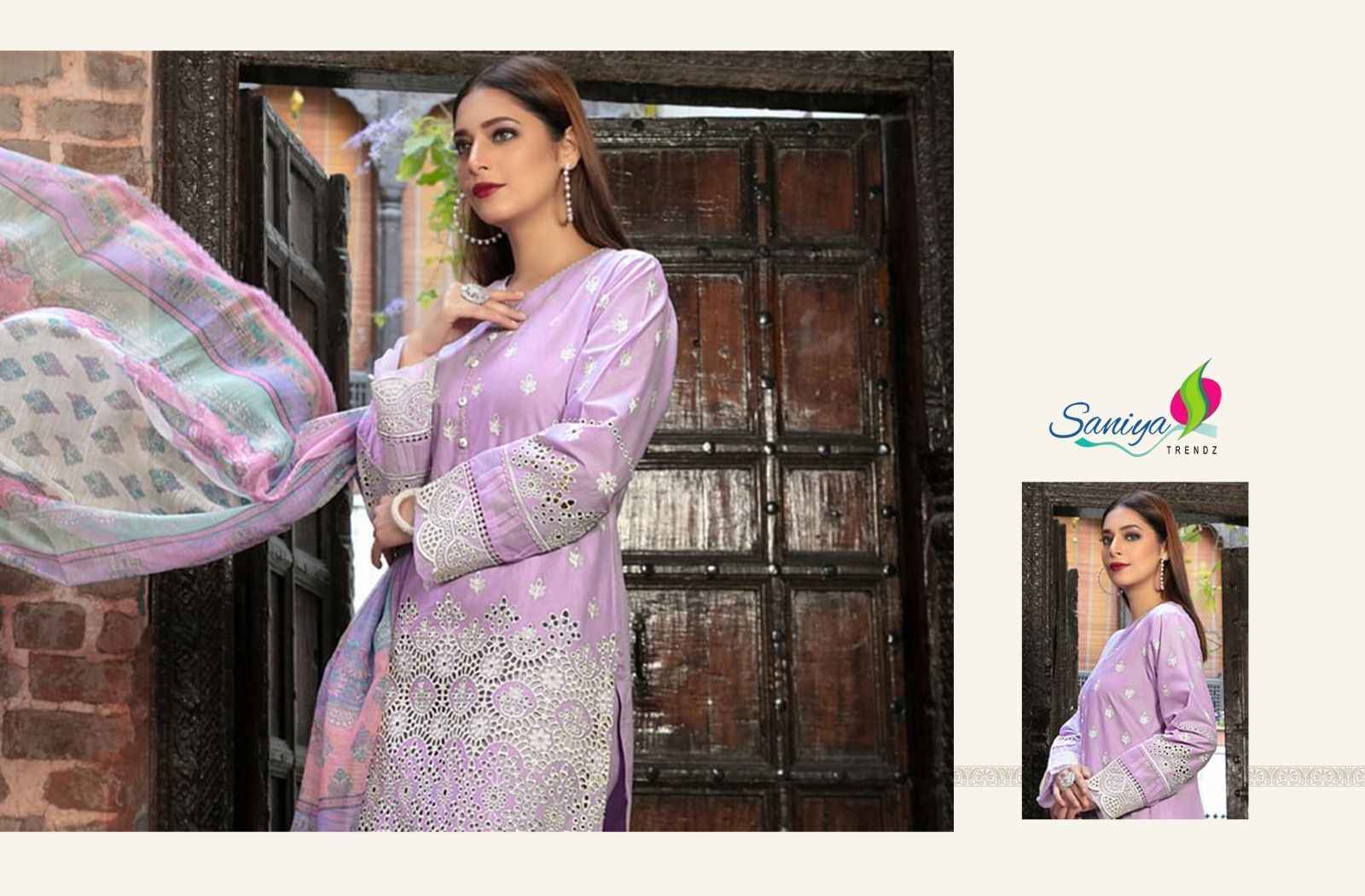 Saniya Trendz Maria.B Vol-30 Cotton Dress Material (3 pcs Catalogue)