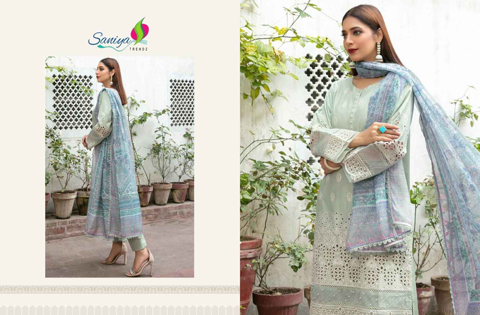 Saniya Trendz Maria.B Vol-30 Cotton Dress Material (3 pcs Catalogue)