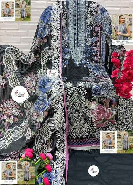 Shree Fabs Needle Wonder Lawn Collection Vol-5 Cotton Dress Material (6 pcs Catalogue)