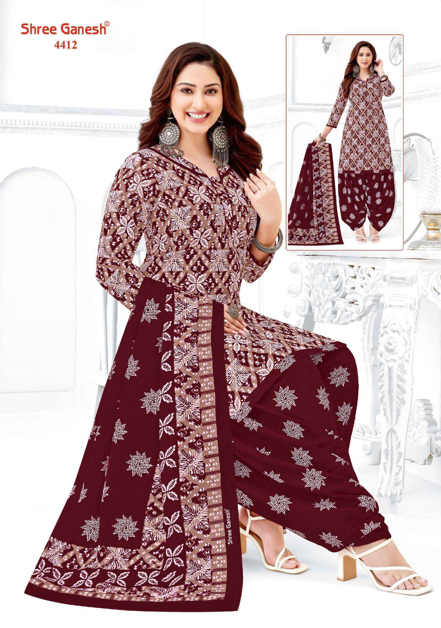Shree Ganesh Hansika Vol-24 Cotton Dress Material (36 pcs Catalogue)