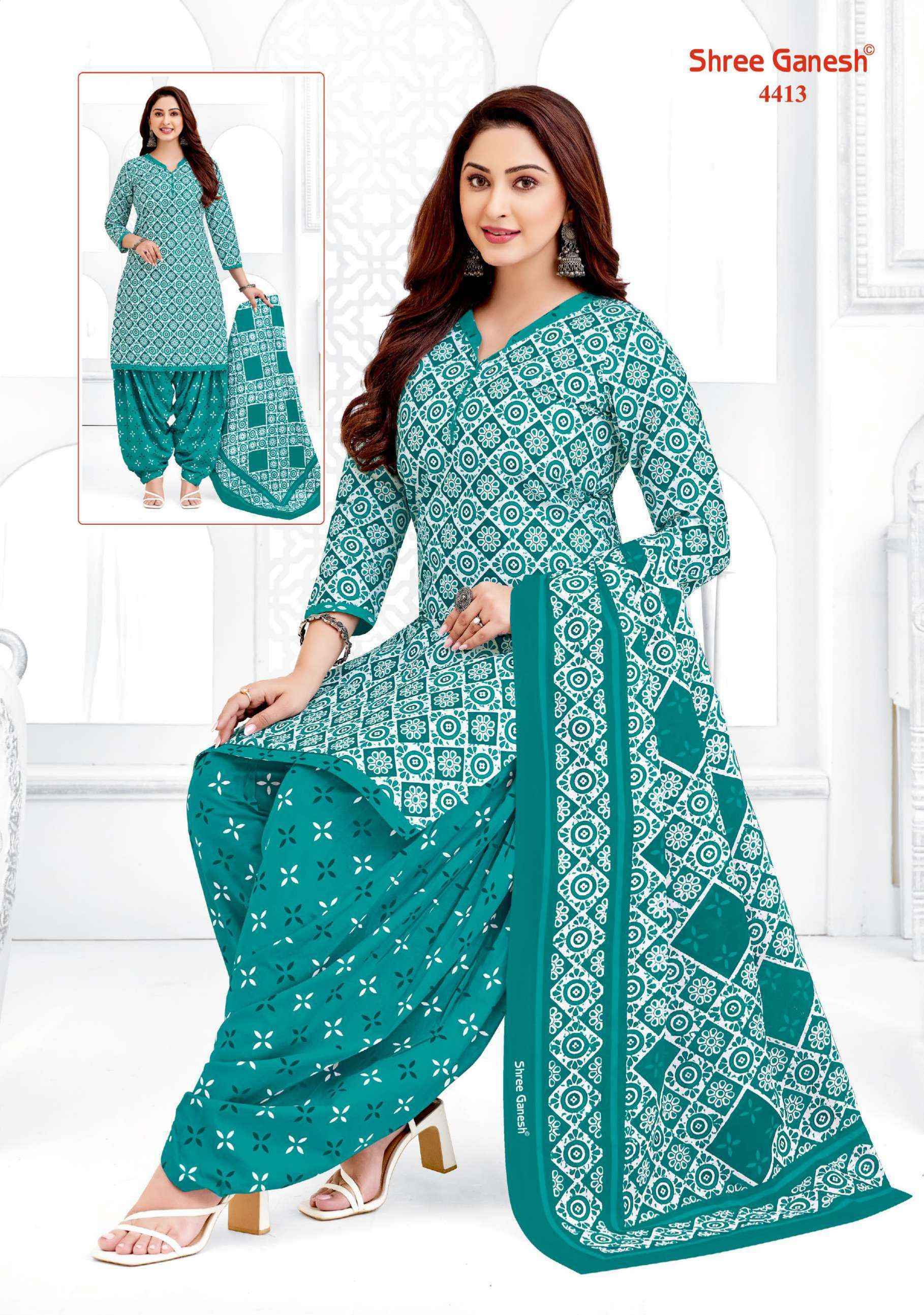 Shree Ganesh Hansika Vol-24 Cotton Dress Material (36 pcs Catalogue)