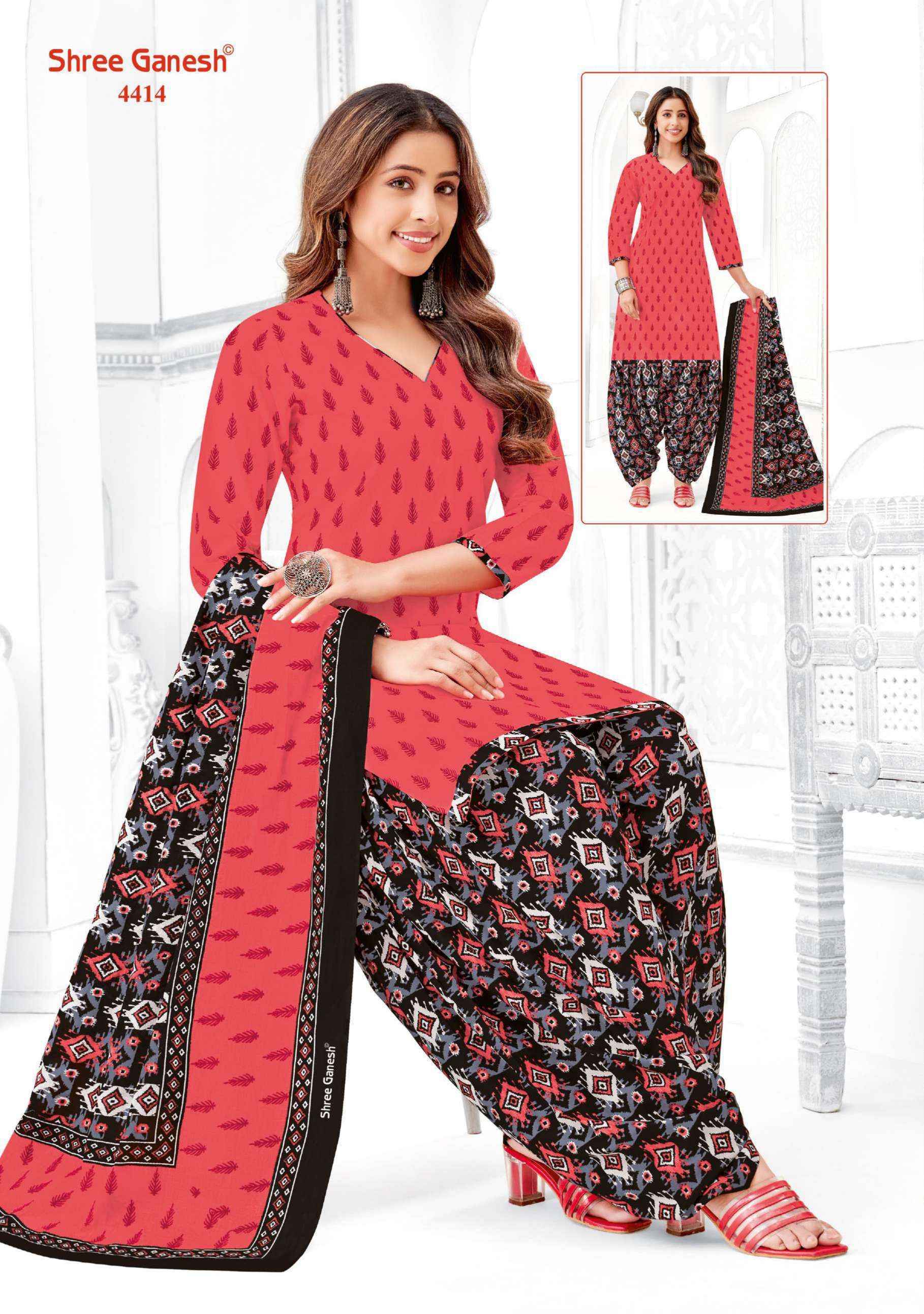 Shree Ganesh Hansika Vol-24 Cotton Dress Material (36 pcs Catalogue)