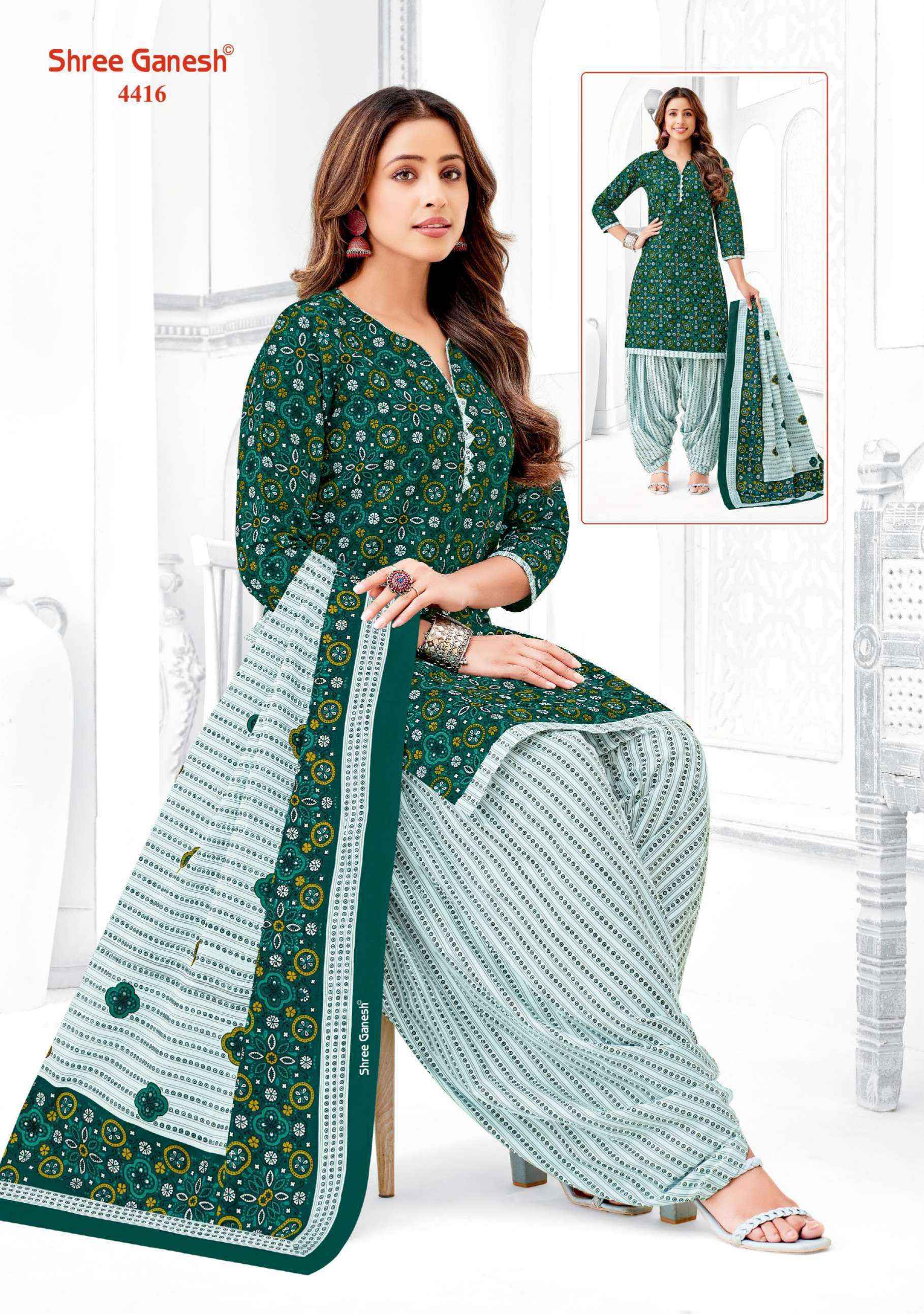 Shree Ganesh Hansika Vol-24 Cotton Dress Material (36 pcs Catalogue)