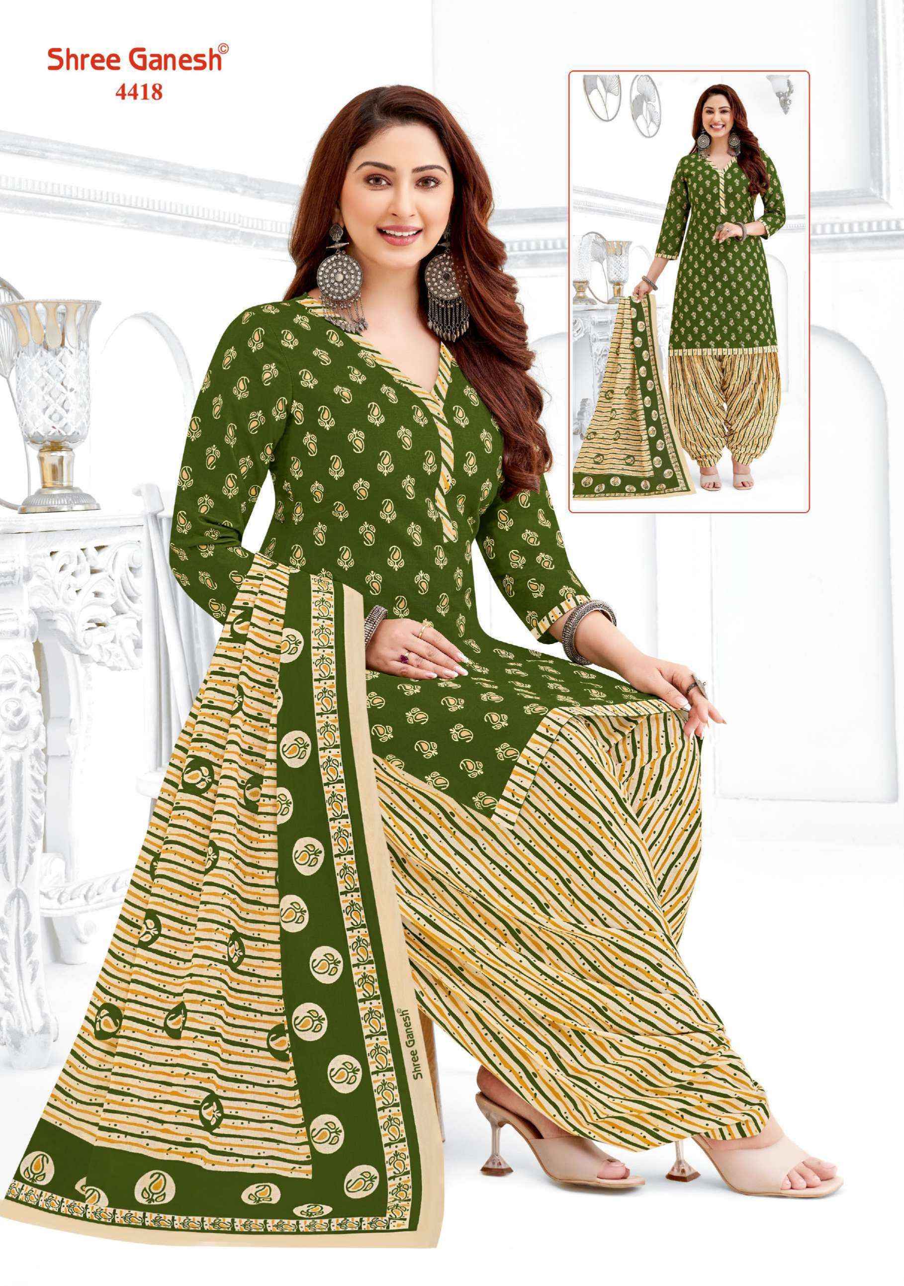 Shree Ganesh Hansika Vol-24 Cotton Dress Material (36 pcs Catalogue)