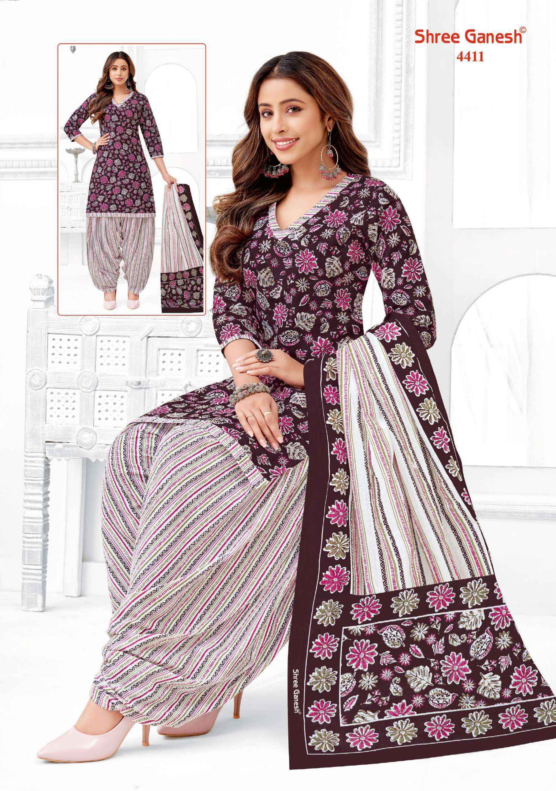 Shree Ganesh Hansika Vol-24 Cotton Dress Material (36 pcs Catalogue)