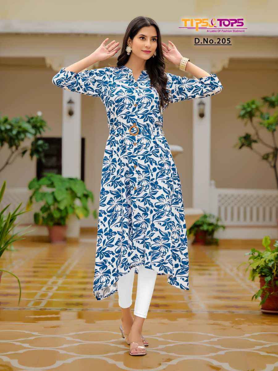 Tips Tops Grassy Vol 2 Rayon Kurti Wholesale Online Mumbai