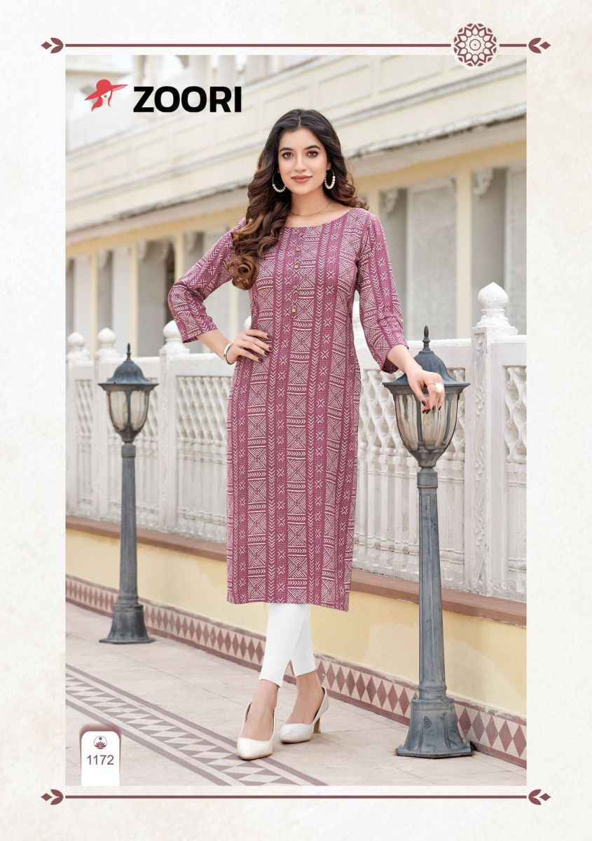 Zoori Akshara Vol-29 Rayon Kurti (6 pcs Catalogue)