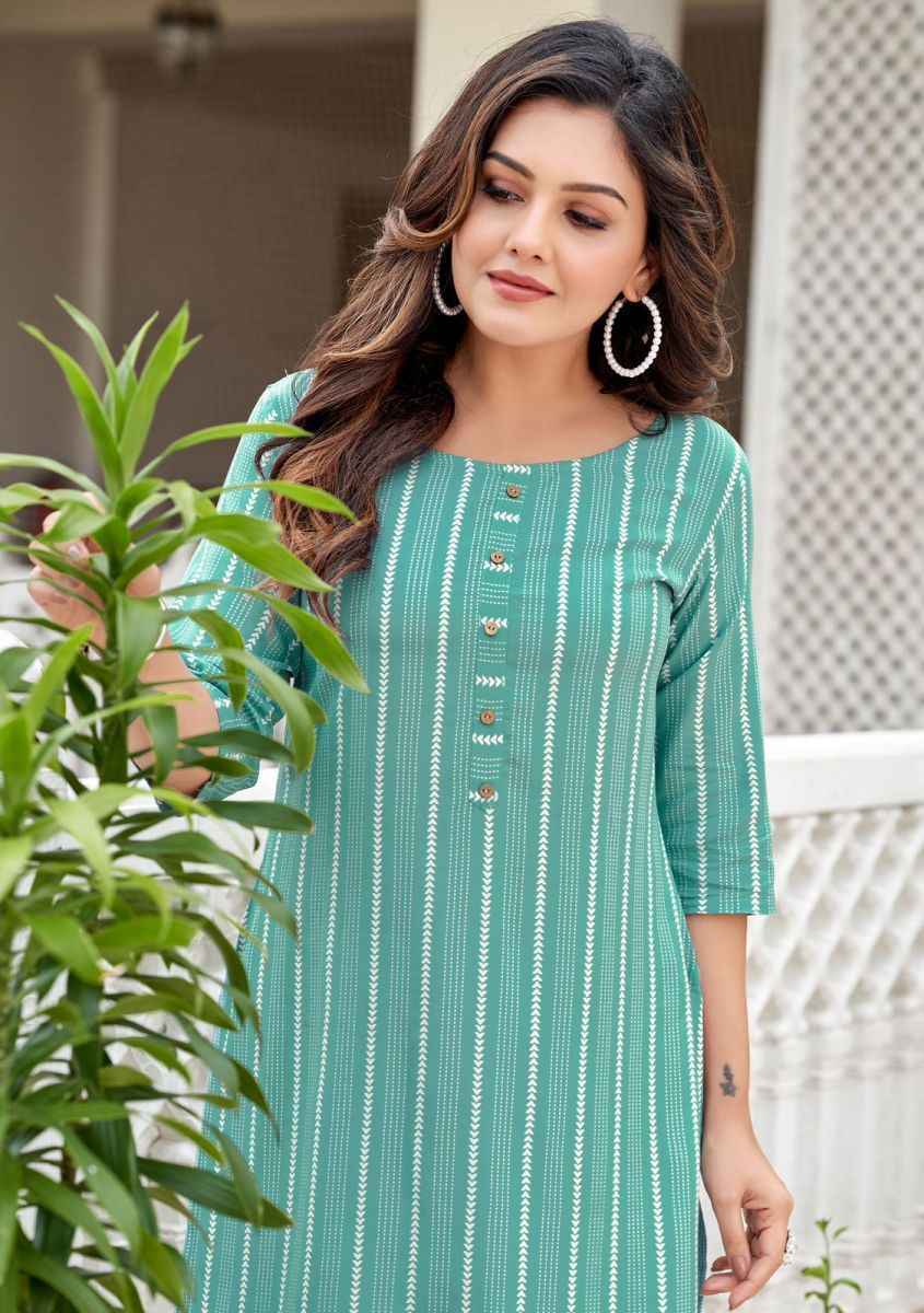 Zoori Akshara Vol-29 Rayon Kurti (6 pcs Catalogue)