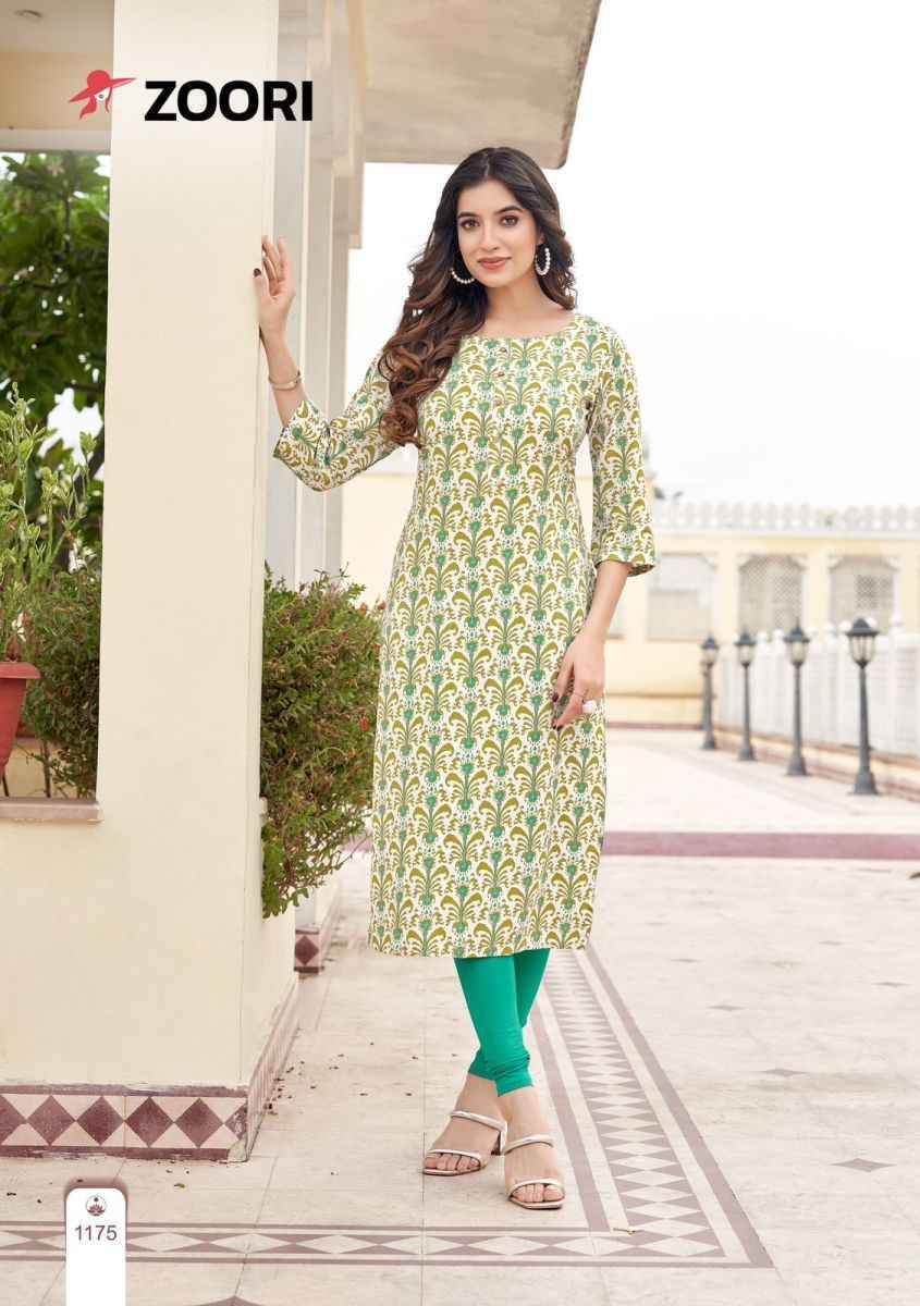 Zoori Akshara Vol-29 Rayon Kurti (6 pcs Catalogue)