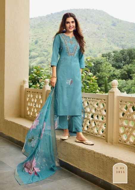 Anju Fabrics Mayra Vol-5 Blended Shimmer Readymade Suit (6 pcs Catalogue)