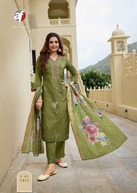 Anju Fabrics Mayra Vol-5 Blended Shimmer Readymade Suit (6 pcs Catalogue)