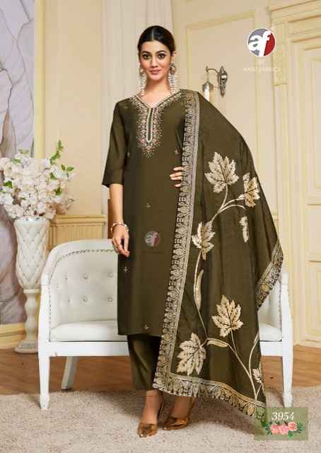 Anju Fabrics Vastra Vol 4 Silk Readymade Suit (6 pcs Catalogue)