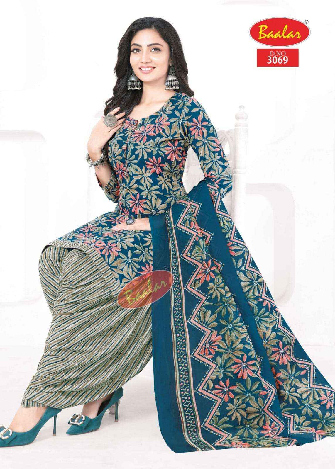 Baalar Zaara Vol-30 Cotton Dress Material (18 pcs Catalogue)
