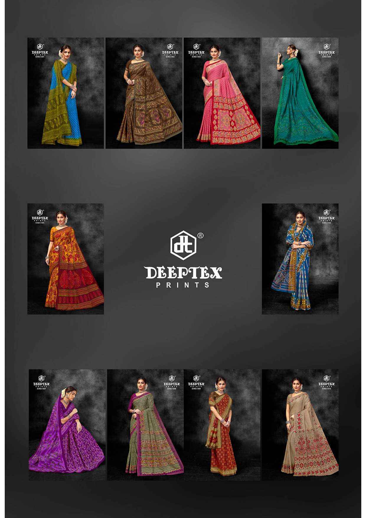 Deeptex Prime Time Vol-13 Cotton Saree (10 pcs Catalogue)