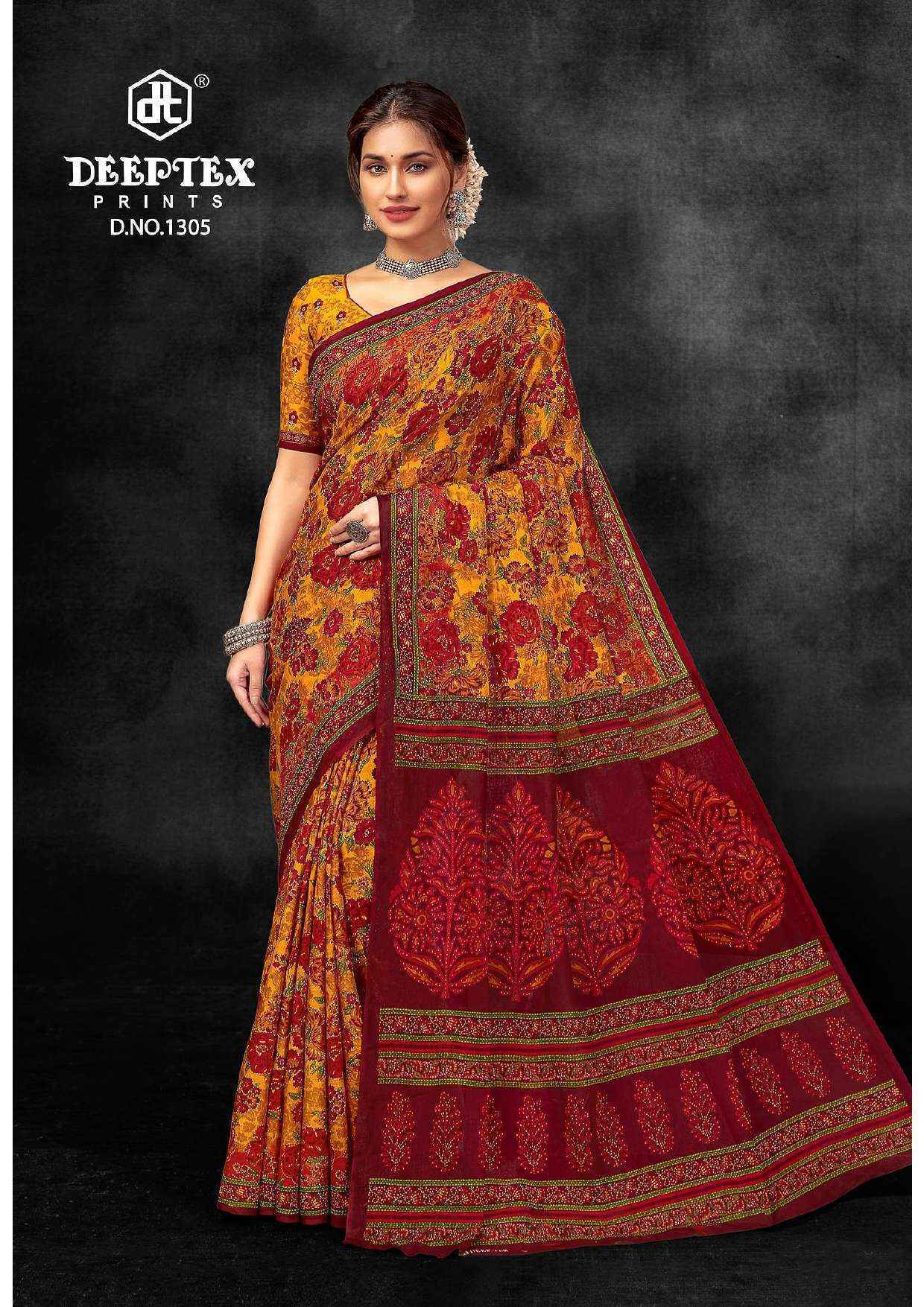 Deeptex Prime Time Vol-13 Cotton Saree (10 pcs Catalogue)