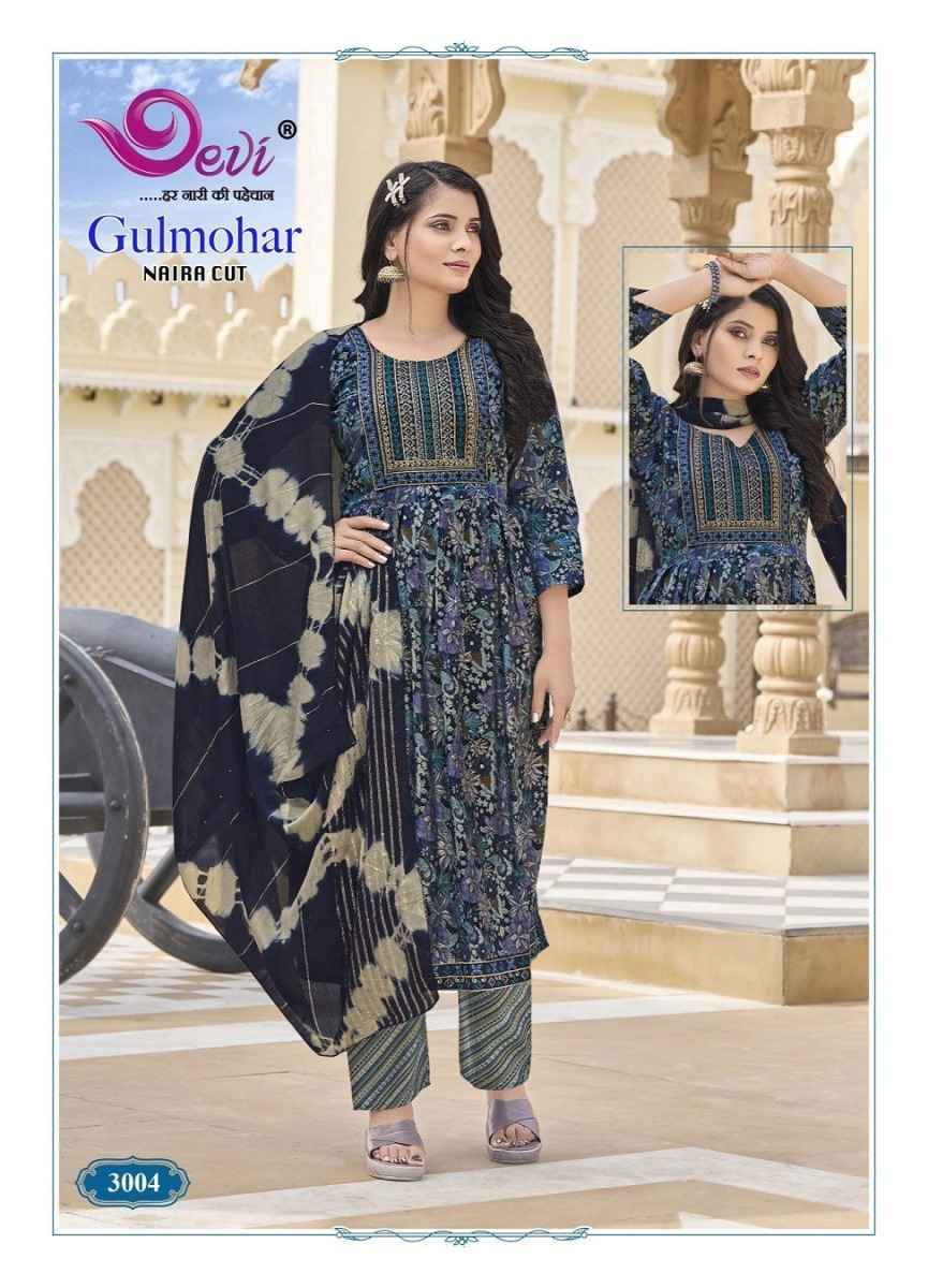 Devi Gulmohar Vol-3 Muslin Readymade Suit (8 pcs Catalogue)