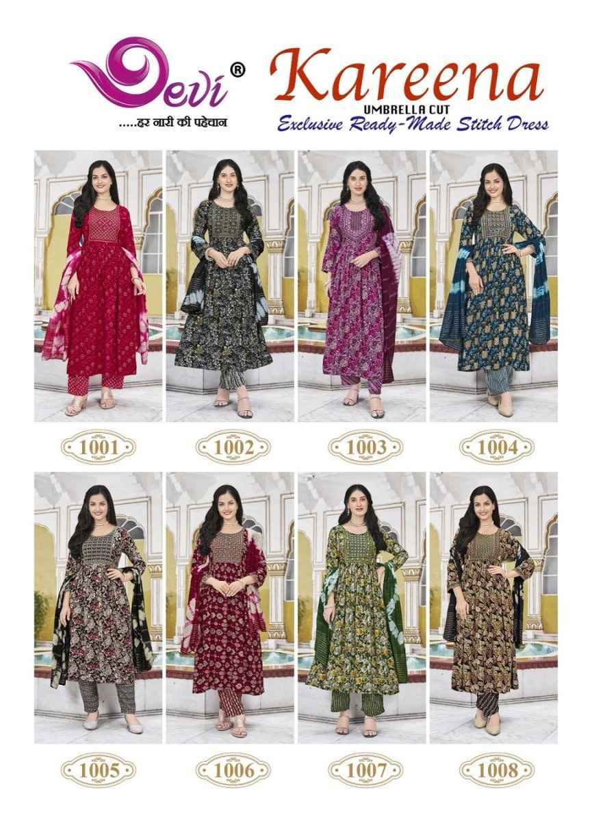 Devi Kareena Vol-1 Rayon Readymade Suit (8 pcs Catalogue)