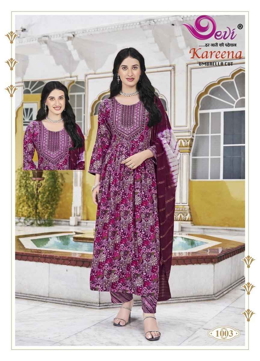 Devi Kareena Vol-1 Rayon Readymade Suit (8 pcs Catalogue)