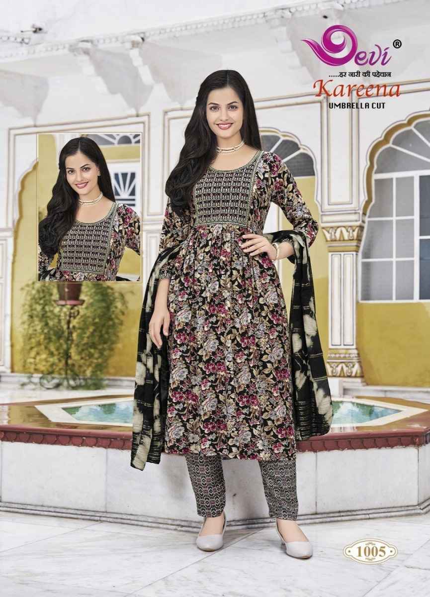 Devi Kareena Vol-1 Rayon Readymade Suit (8 pcs Catalogue)