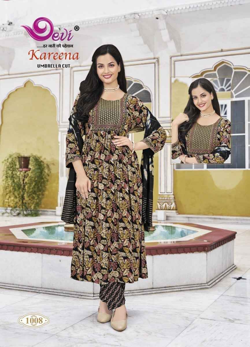Devi Kareena Vol-1 Rayon Readymade Suit (8 pcs Catalogue)