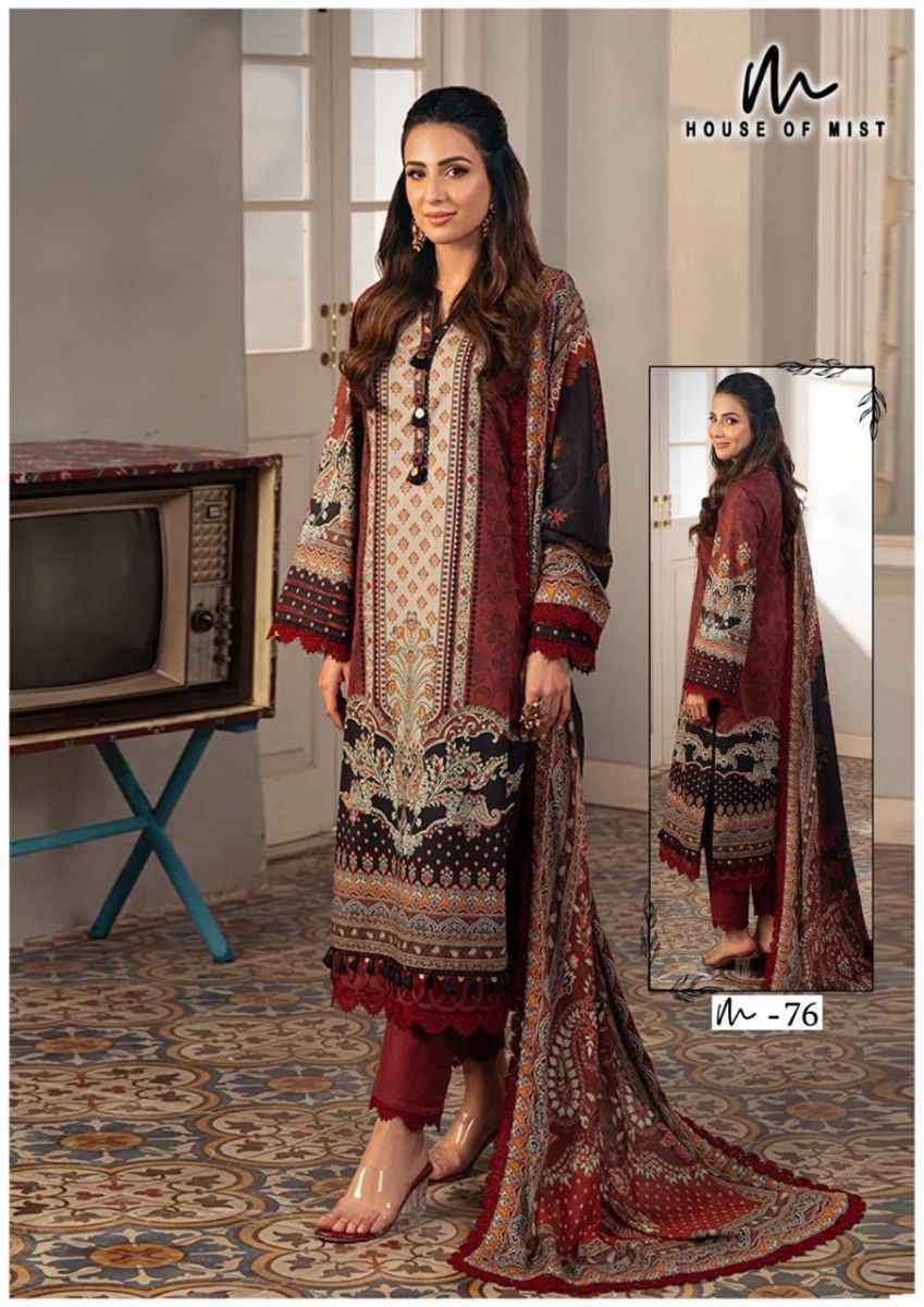 House Of Mist Ghazal Cotton Collection Vol-8 Cotton Dress Material (6 pcs Catalogue)