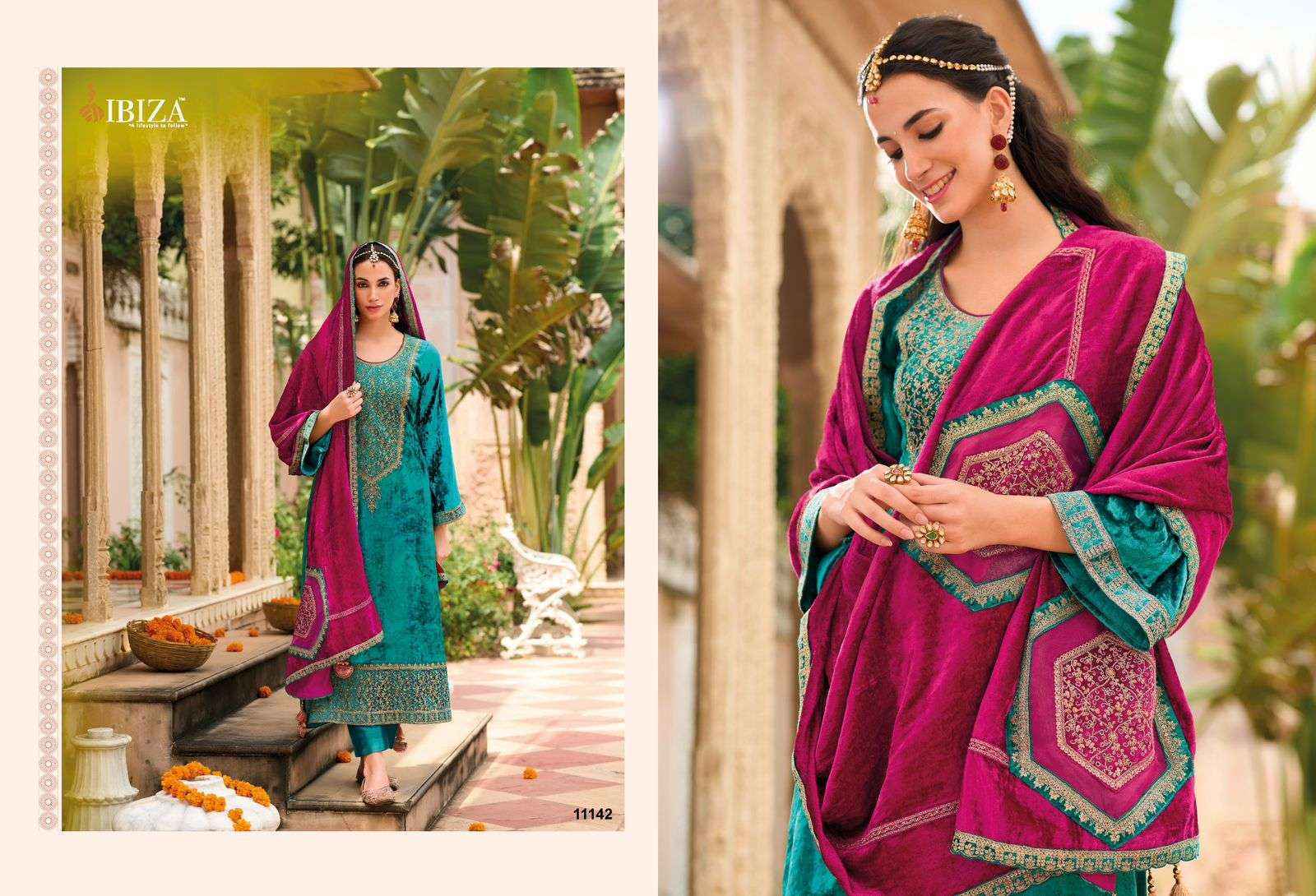 Ibiza Ek Prem Katha Viscouse Velvet Dress Material (6 pcs Catalogue)