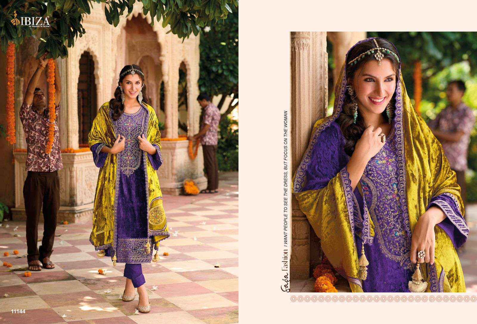 Ibiza Ek Prem Katha Viscouse Velvet Dress Material (6 pcs Catalogue)