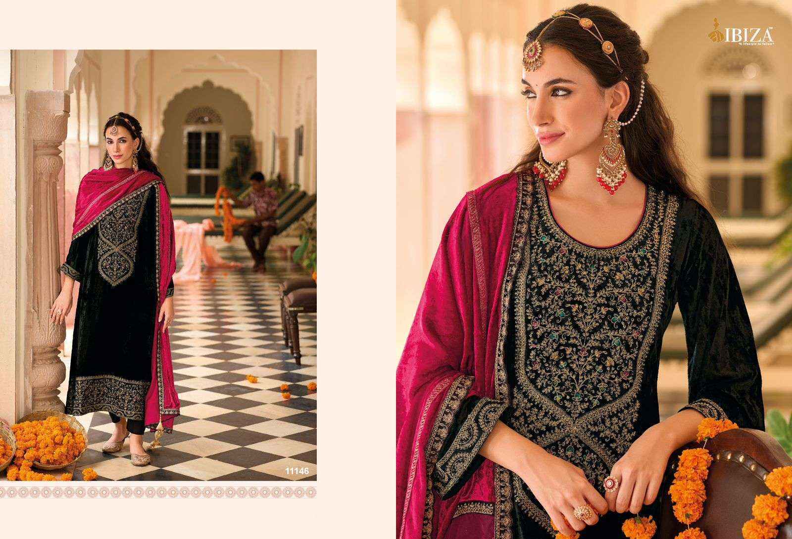 Ibiza Ek Prem Katha Viscouse Velvet Dress Material (6 pcs Catalogue)