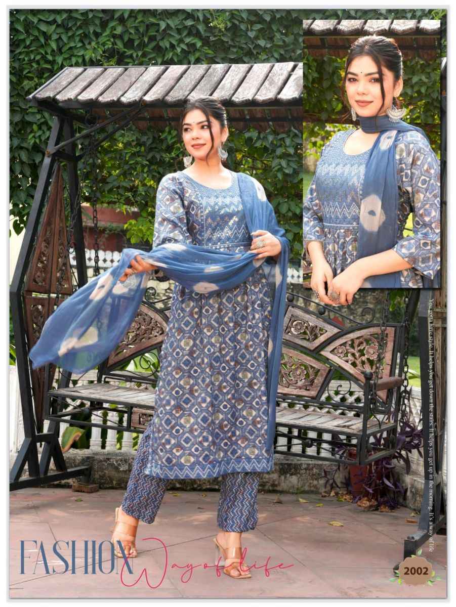 Kashida Devika Vol-5 Rayon Readymade Suit (10 pcs Catalogue)
