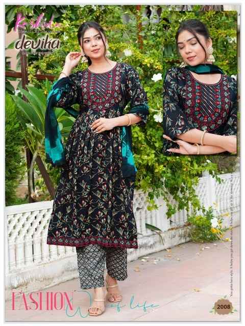 Kashida Devika Vol-5 Rayon Readymade Suit (10 pcs Catalogue)