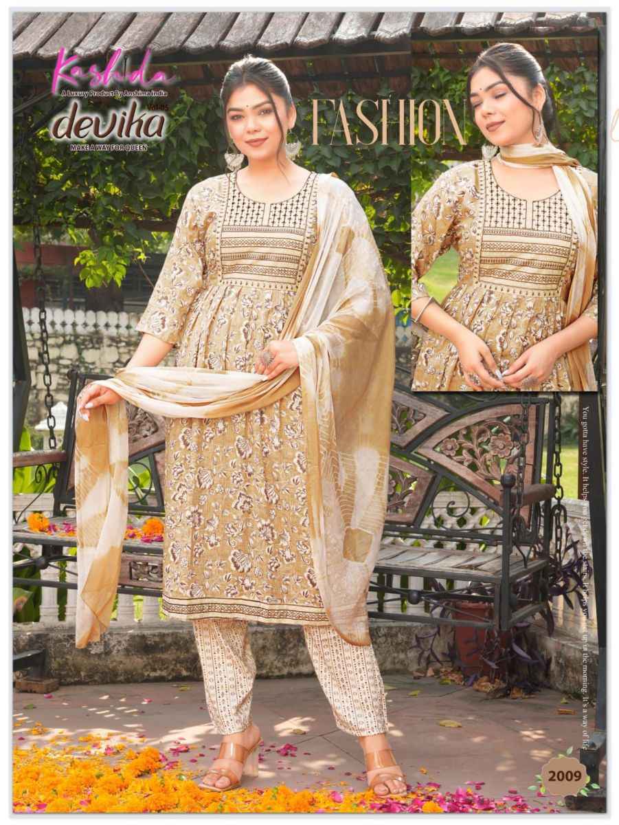 Kashida Devika Vol-5 Rayon Readymade Suit (10 pcs Catalogue)