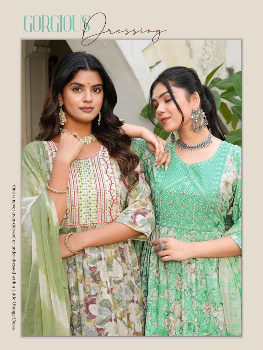 Kashida Devika Vol-5 Rayon Readymade Suit (10 pcs Catalogue)
