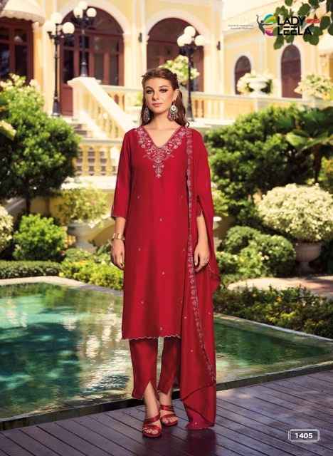 Lady Leela Noor Vol-2 Fancy Shimmer Readymade Suit (6 Pc Catalog)