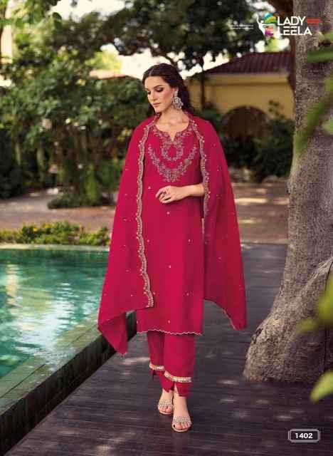 Lady Leela Noor Vol-2 Fancy Shimmer Readymade Suit (6 Pc Catalog)