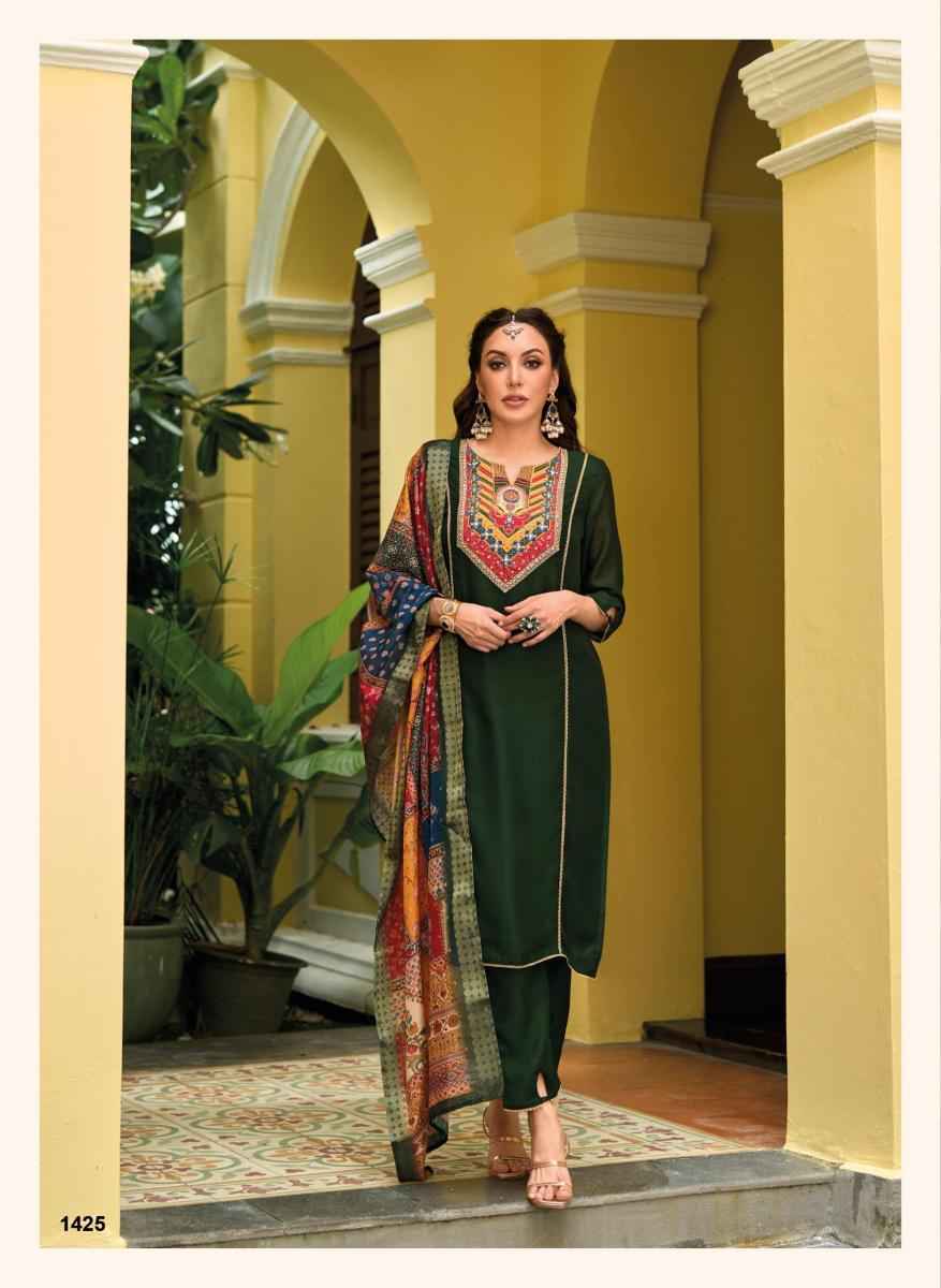 Lady Leela Zeenat Vichitra Silk Readymade Suit (6 pcs Catalogue)