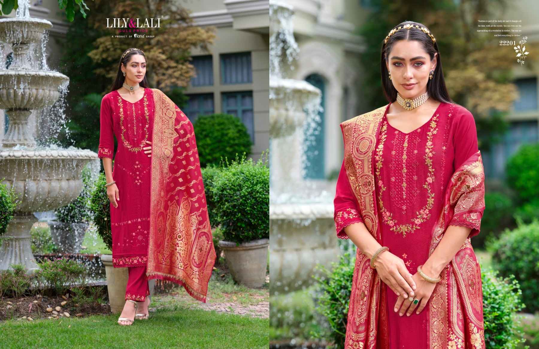 Lily & Lali Hasmeena Vol-4 Viscose Readymade Suit (6 pcs Catalogue)