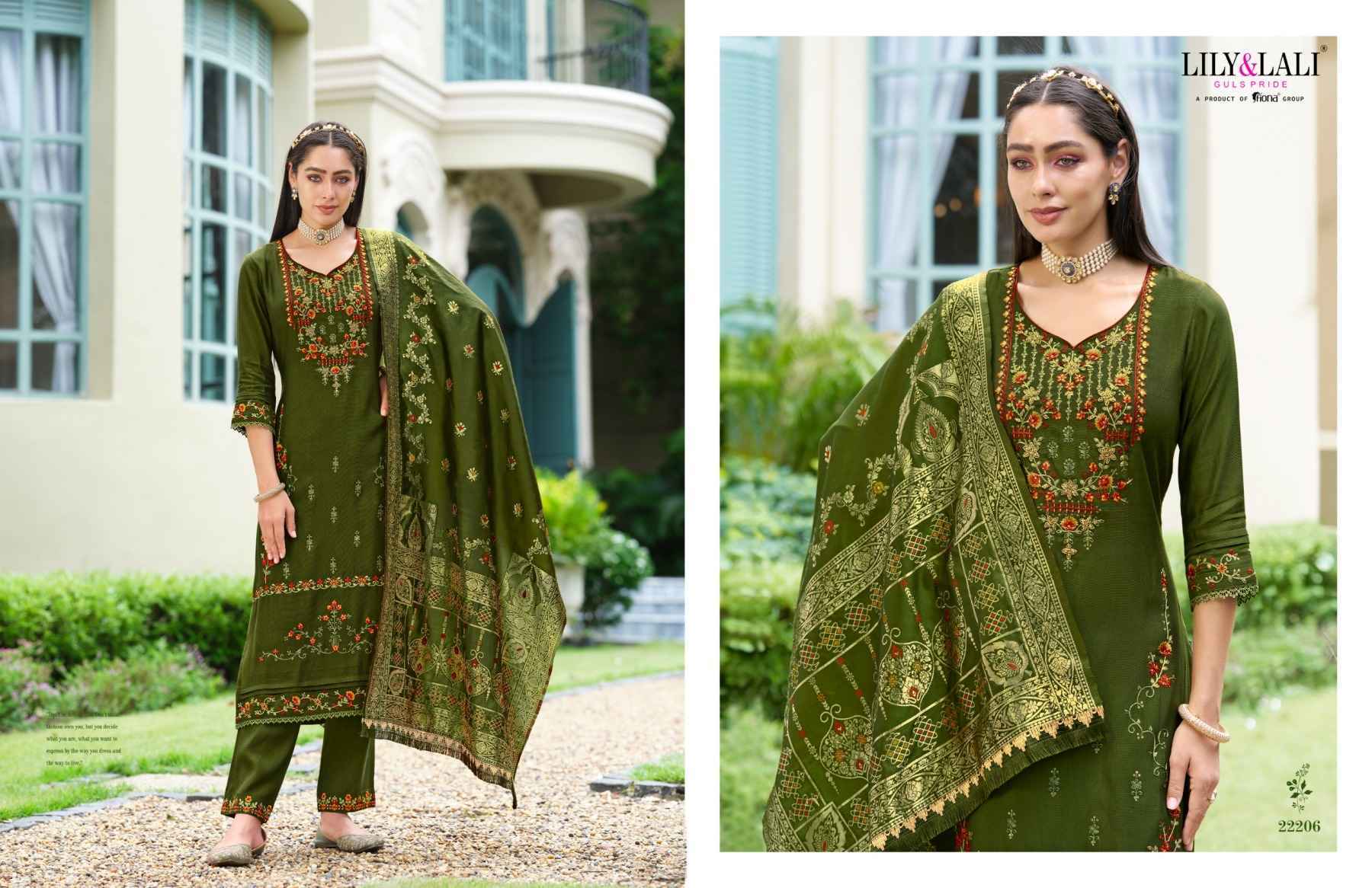 Lily & Lali Hasmeena Vol-4 Viscose Readymade Suit (6 pcs Catalogue)