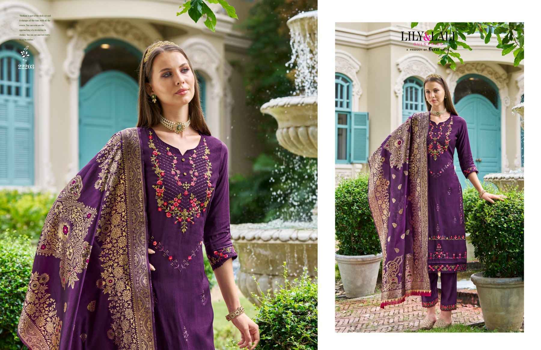 Lily & Lali Hasmeena Vol-4 Viscose Readymade Suit (6 pcs Catalogue)