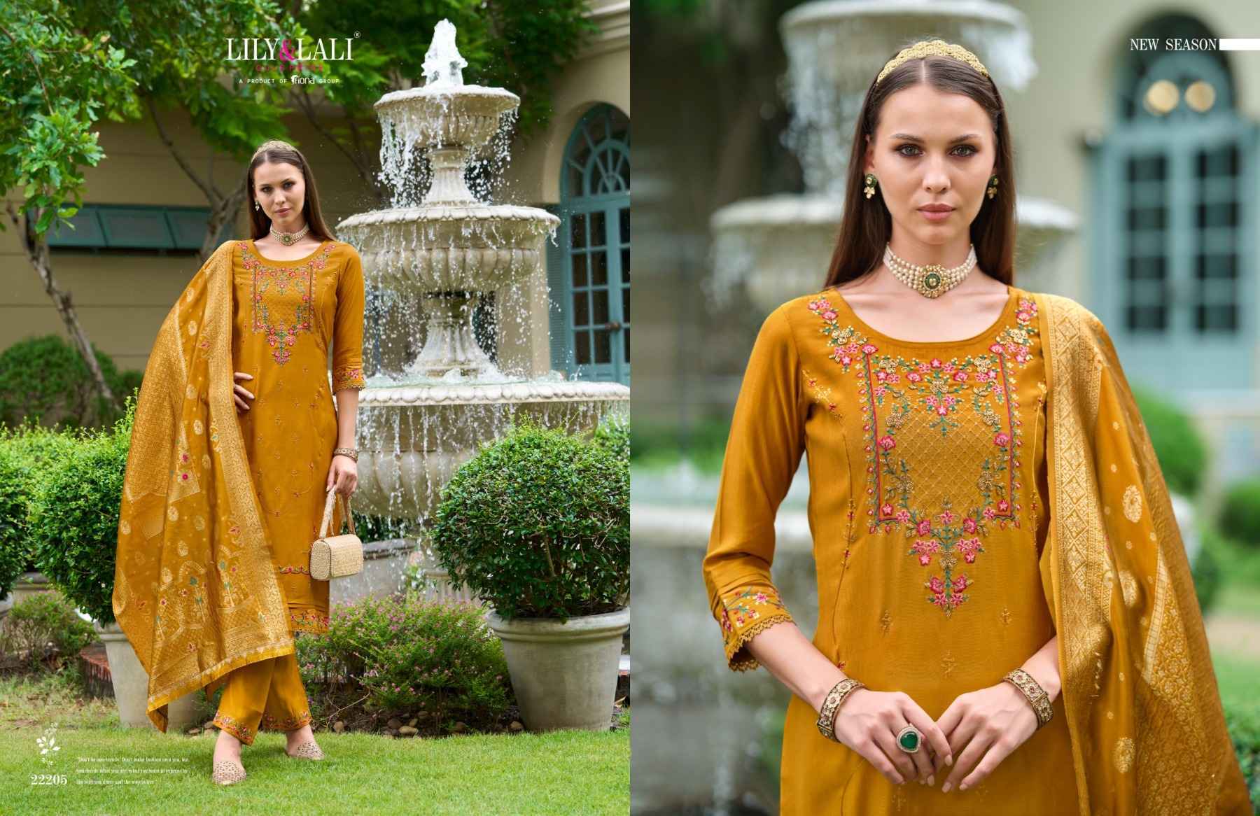 Lily & Lali Hasmeena Vol-4 Viscose Readymade Suit (6 pcs Catalogue)