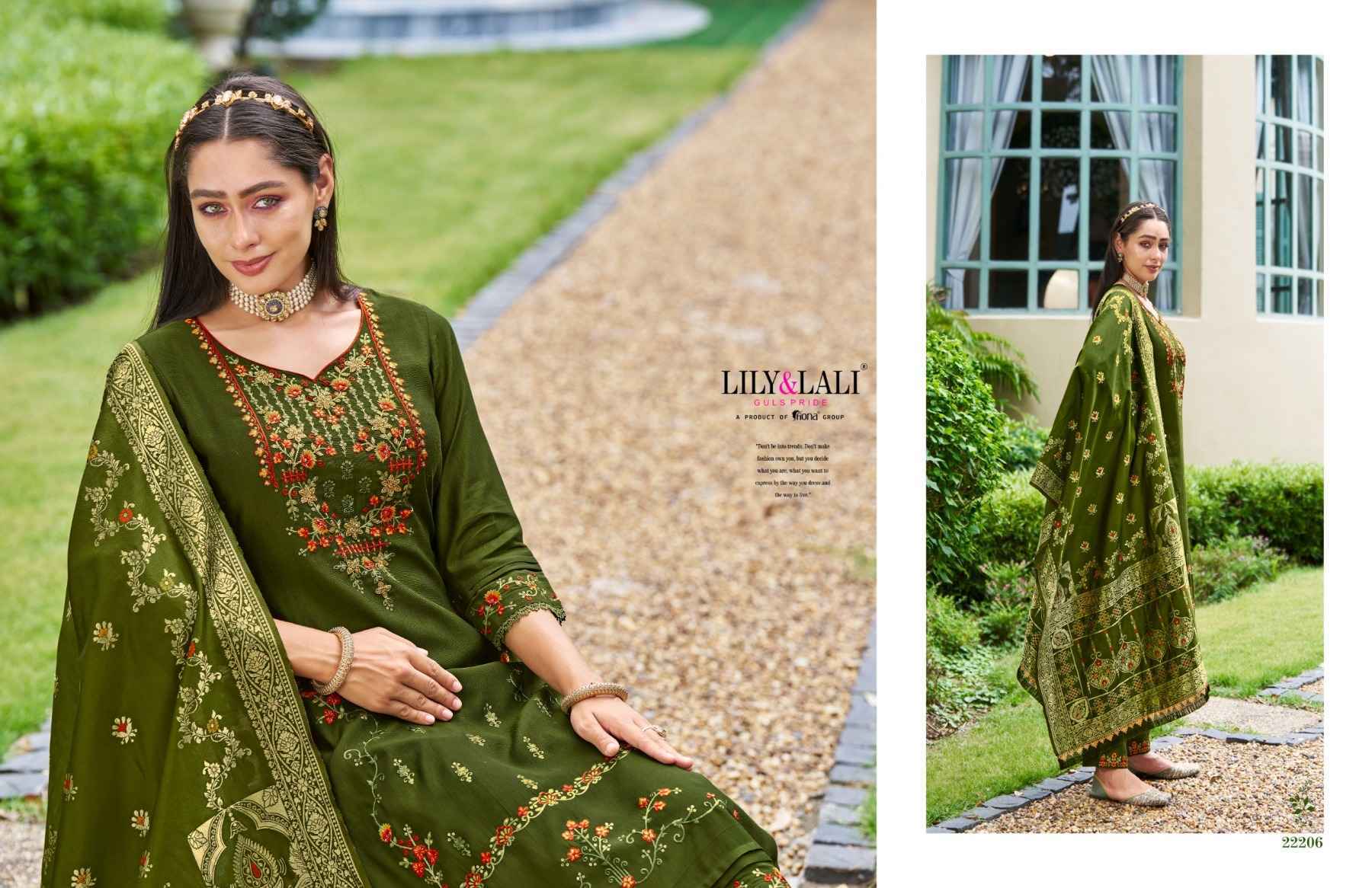 Lily & Lali Hasmeena Vol-4 Viscose Readymade Suit (6 pcs Catalogue)