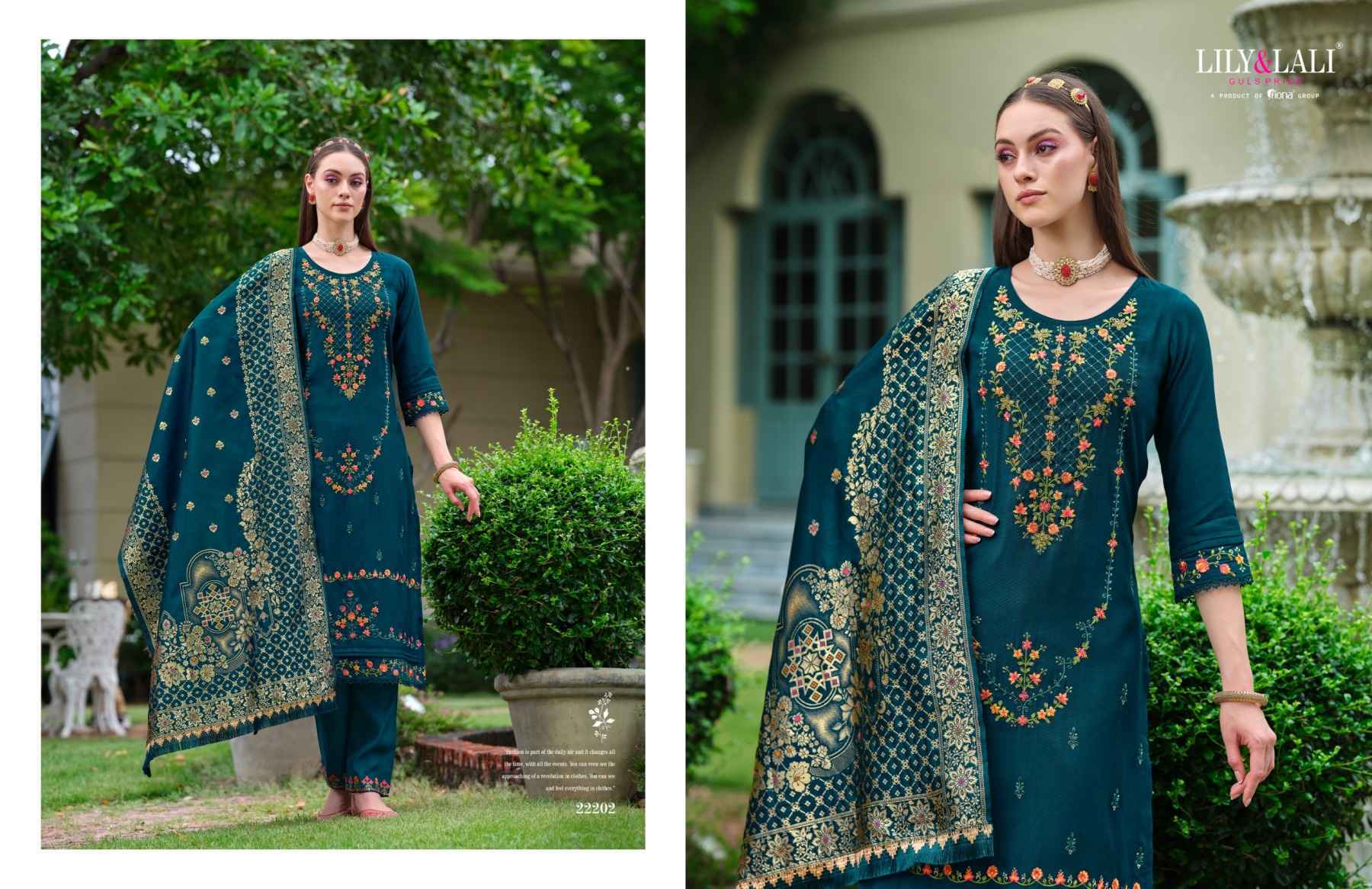 Lily & Lali Hasmeena Vol-4 Viscose Readymade Suit (6 pcs Catalogue)